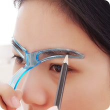 Load image into Gallery viewer, 1pc Eyeliner Special Stencil Makeup Camb For Eyebrow Card
