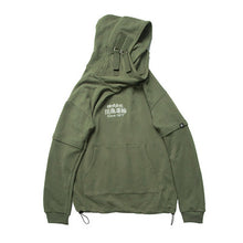 Load image into Gallery viewer, High collar coat hooded sweater
