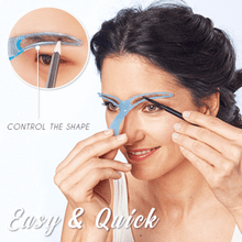 Load image into Gallery viewer, 1pc Eyeliner Special Stencil Makeup Camb For Eyebrow Card
