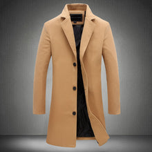 Load image into Gallery viewer, 2021 Autumn And Winter New Mens Solid Color Casual Business Woolen Coats

