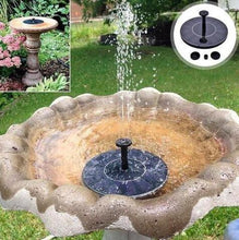 Load image into Gallery viewer, Solar Water Mercury Garden Miniature Floating Fountain
