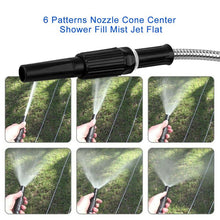 Load image into Gallery viewer, Stainless steel metal garden hose
