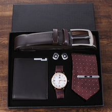 Load image into Gallery viewer, All-match temperament quartz watch belt wallet cuff tie
