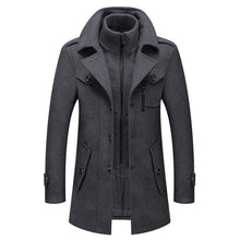 Load image into Gallery viewer, Cold-resistant plus cotton woolen men&#39;s jacket
