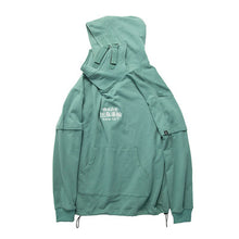 Load image into Gallery viewer, High collar coat hooded sweater
