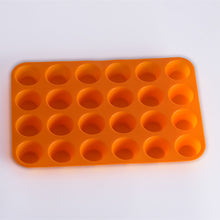 Load image into Gallery viewer, 24 holes with round silicone cake mould
