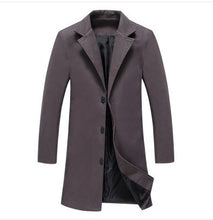 Load image into Gallery viewer, 2021 Autumn And Winter New Mens Solid Color Casual Business Woolen Coats
