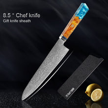 Load image into Gallery viewer, Damascus Stainless Steel Kitchen Knife
