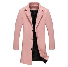 Load image into Gallery viewer, 2021 Autumn And Winter New Mens Solid Color Casual Business Woolen Coats
