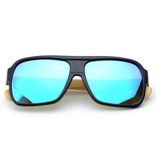 Load image into Gallery viewer, Wooden square sunglasses
