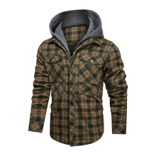 Load image into Gallery viewer, Men Warm Jacket Fleece Thick Autumn Winter Detachable Hoodies Jackets Men Slim Fit Men Clothing
