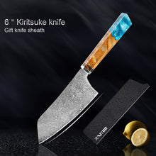 Load image into Gallery viewer, Damascus Stainless Steel Kitchen Knife
