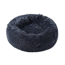 Load image into Gallery viewer, Kimpets Round Cat Bed Dog Pet Bed Kennel Non-Slip Winter Warm Dog House Sleeping Long Plush Soft Puppy Cushion Mat Cat Supplies

