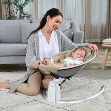 Load image into Gallery viewer, Electrotonic Baby Rocking Chair. Baby Swing LED touch screen Baby Bouncer Bluetooth Control Baby Cradle 0-12M
