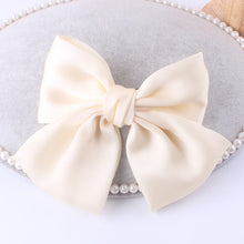 Load image into Gallery viewer, Fashion Ribbon Hairgrips Big Large Bow Hairpin For Women Girls Satin Trendy Ladies Hair Clip New Cute Barrette Hair Accessories
