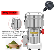 Load image into Gallery viewer, BioloMix 800g / 700g Grains Spices Herbals Cereals Coffee Dry Food Grinder Mill Grinding Machine Gristmill Flour Powder crusher
