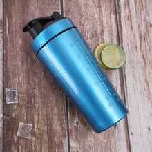 Load image into Gallery viewer, Stainless Steel Protein Shaker Cup Portable Fitness Sports Mug Nutrition Blender Cup Water Bottles Vacuum Insulation Water Cup
