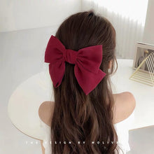 Load image into Gallery viewer, Fashion Ribbon Hairgrips Big Large Bow Hairpin For Women Girls Satin Trendy Ladies Hair Clip New Cute Barrette Hair Accessories
