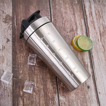 Load image into Gallery viewer, Stainless Steel Protein Shaker Cup Portable Fitness Sports Mug Nutrition Blender Cup Water Bottles Vacuum Insulation Water Cup
