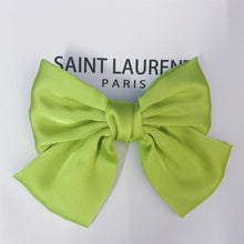 Load image into Gallery viewer, Fashion Ribbon Hairgrips Big Large Bow Hairpin For Women Girls Satin Trendy Ladies Hair Clip New Cute Barrette Hair Accessories
