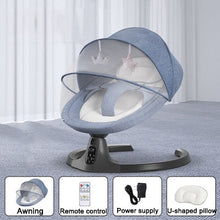 Load image into Gallery viewer, Baby electric rocking chair newborn rocking bed baby electric cradle to coax baby artifact with baby sleeping
