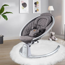 Load image into Gallery viewer, Electrotonic Baby Rocking Chair. Baby Swing LED touch screen Baby Bouncer Bluetooth Control Baby Cradle 0-12M
