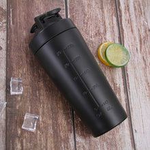 Load image into Gallery viewer, Stainless Steel Protein Shaker Cup Portable Fitness Sports Mug Nutrition Blender Cup Water Bottles Vacuum Insulation Water Cup

