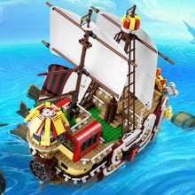 Load image into Gallery viewer, 2080pcs Building Blocks The Large Thousand Sunny Boat Model Bricks Set Pirate Ships Cartoon Toys For Teens Boys Birthdays Gifts
