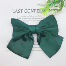 Load image into Gallery viewer, Fashion Ribbon Hairgrips Big Large Bow Hairpin For Women Girls Satin Trendy Ladies Hair Clip New Cute Barrette Hair Accessories
