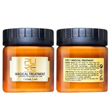 Load image into Gallery viewer, 60/120ml  Original PURC keratin Hair Mask Magical keratin Hair Treatment Cream 5 Seconds Repairs Damage Hair
