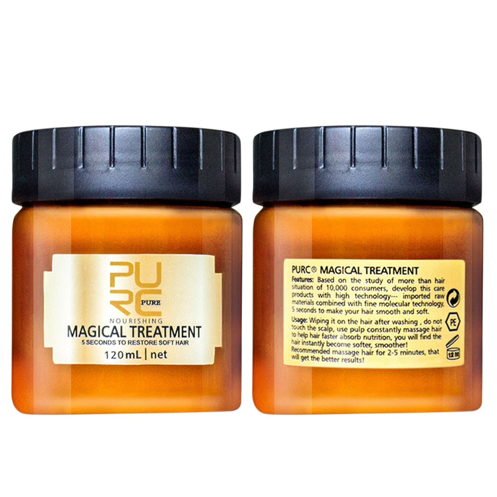 60/120ml  Original PURC keratin Hair Mask Magical keratin Hair Treatment Cream 5 Seconds Repairs Damage Hair
