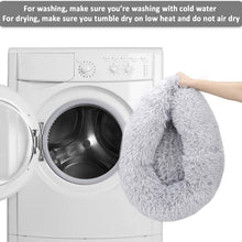 Load image into Gallery viewer, Donut Cat Bed Round Plush Pet Bed for Cats Dogs Pet Deep Sleeping Nest Soft Warm Kitten Cave Puppy Kennel Sofa Cat Accessories
