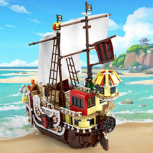 Load image into Gallery viewer, 2080pcs Building Blocks The Large Thousand Sunny Boat Model Bricks Set Pirate Ships Cartoon Toys For Teens Boys Birthdays Gifts
