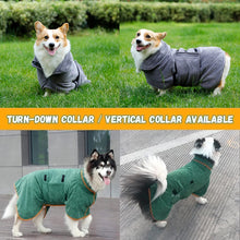 Load image into Gallery viewer, Dog Bathrobe Pet Drying Coat Clothes Microfiber Absorbent Beach Towel for Large Medium Small Dogs Cats Fast Dry Dog Accessories
