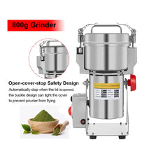 Load image into Gallery viewer, BioloMix 800g / 700g Grains Spices Herbals Cereals Coffee Dry Food Grinder Mill Grinding Machine Gristmill Flour Powder crusher
