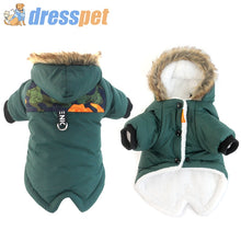 Load image into Gallery viewer, Winter Pet Dog Clothes Warm For Small Dogs Pets Puppy Costume French Bulldog Outfit Coat Waterproof Jacket Chihuahua Clothing
