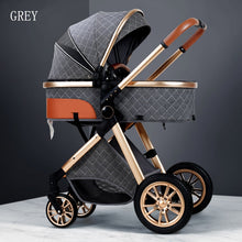 Load image into Gallery viewer, Fashion Baby Stroller 3 in 1 Baby Travel System Newborn Baby Cart Portable Pushchair Baby Cradel Infant Carrier Free Shipping
