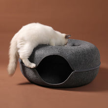 Load image into Gallery viewer, Cats House Basket Natural Felt Pet Cat Cave Beds Nest Funny Round Egg-Type with Cushion Mat For Small Dogs Puppy Pets Supplies
