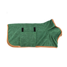Load image into Gallery viewer, Dog Bathrobe Pet Drying Coat Clothes Microfiber Absorbent Beach Towel for Large Medium Small Dogs Cats Fast Dry Dog Accessories
