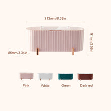 Load image into Gallery viewer, Desktop Cosmetics Storage Box  Dust-proof Makeup Organizer For Cotton Pads Swabs Beauty Egg Holder Bathroom Jewelry Organizer
