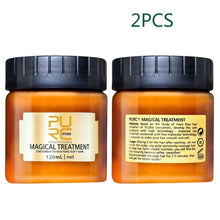 Load image into Gallery viewer, 60/120ml  Original PURC keratin Hair Mask Magical keratin Hair Treatment Cream 5 Seconds Repairs Damage Hair
