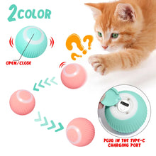 Load image into Gallery viewer, Electric Cat Ball Toys Automatic Rolling Smart Cat Toys for Cats Training Self-moving Kitten Toys for Indoor Interactive Toys
