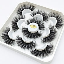 Load image into Gallery viewer, New 5Pairs 15-25mm 3D Mink Lashes Natural False Eyelashes,Extension eyelashes
