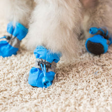 Load image into Gallery viewer, 4pcs Waterproof Pet Dog Shoes Anti-slip Rain Snow Boot Footwear Thick Warm For Small Cats Dogs Puppy Dog Socks Booties
