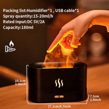 Load image into Gallery viewer, REUP Flame Aroma Diffuser Air Humidifier Ultrasonic Cool Mist Maker Fogger LED Essential Oil Jellyfish Difusor Fragrance Home
