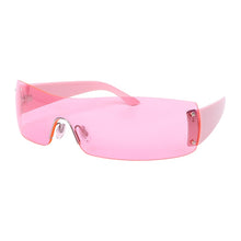 Load image into Gallery viewer, Punk One Piece Sunglasses Goggle Y2k Luxury Brand Wrap Around Sun Glasses 2000&#39;s Shades Eyewear UV400 Female Designer Eyeglasses
