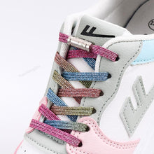 Load image into Gallery viewer, Rainbow Elastic Laces Sneaker No Tie Shoe laces New Capsule Lock Shoelaces without ties Kids Adult Quick Flat Shoelace for Shoes
