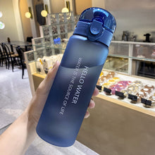 Load image into Gallery viewer, Water Bottle Sport for Adults and Children, Men Women Transparent Water Bottle Made of Edible-grade Plastic.
