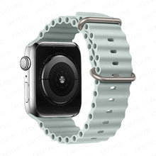 Load image into Gallery viewer, Ocean for Apple watch band 49mm 44mm 40mm 45mm 41mm 42mm 38mm correa silicone bracelet iWatch series 7 6 4 5 3 se Ultra 8 Strap
