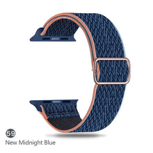 Load image into Gallery viewer, Nylon Strap for Apple watch band 44mm 40mm 38mm 42mm ultra 49mm SOLO LOOP bracelet correa iwatch series 7 SE 6 5 4 8 45mm 41mm

